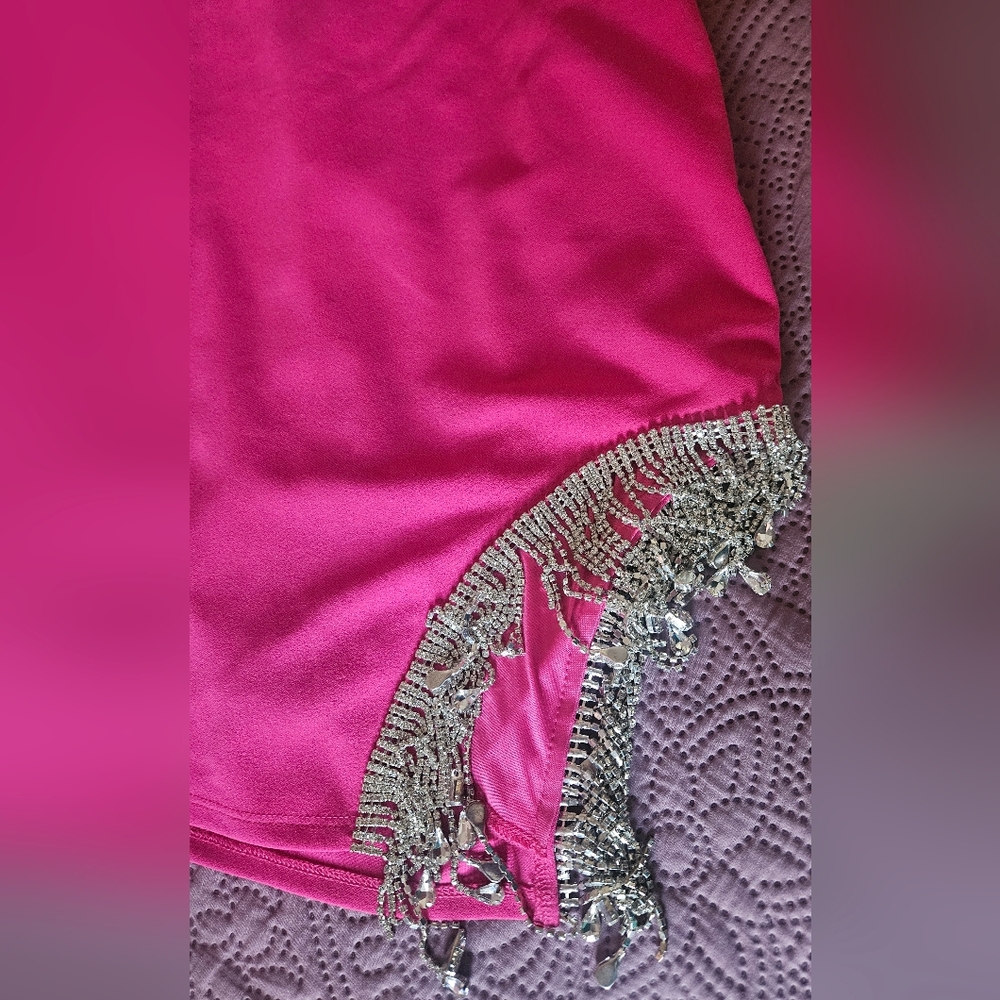 Barbie Pink Dress with Silver Fringe - Picture 5 of 5